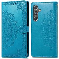 imoshion Etui de téléphone portefeuille Mandala Samsung Galaxy A15 (5G/4G) - Turquoise