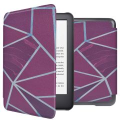 imoshion Design Slim Hard Sleepcover Amazon Kindle (2022) 11th gen - Bordeaux Graphic