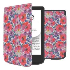 imoshion Design Slim Soft Sleepcover Pocketbook Verse / Verse Pro / Vivlio Light / Light HD - Flower Watercolor