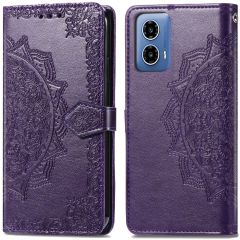 iMoshion Etui de téléphone portefeuille Mandala Motorola Moto G34 - Violet