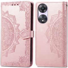 iMoshion Etui de téléphone portefeuille Mandala Oppo A58 - Rose Dorée