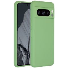 Accezz Coque Liquid Silicone Google Pixel 8 Pro - Vert