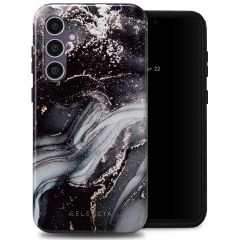 Selencia Coque arrière Vivid Samsung Galaxy S23 FE - Chic Marble Black