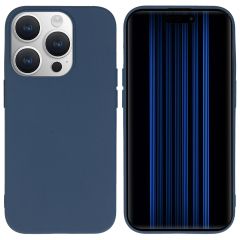 iMoshion Coque Couleur iPhone 15 Pro - Bleu foncé