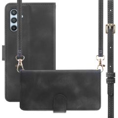 imoshion Etui de téléphone portefeuille avec cordon Samsung Galaxy A54 (5G) - Noir