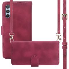 imoshion Etui de téléphone portefeuille avec cordon Samsung Galaxy A54 (5G) - Rouge