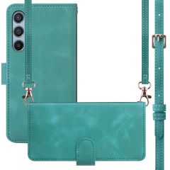 imoshion Etui de téléphone portefeuille avec cordon Samsung Galaxy A14 (5G/4G) - Turquoise