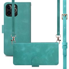 imoshion Etui de téléphone portefeuille avec cordon iPhone 12 (Pro) - Turquoise