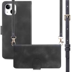 imoshion Etui de téléphone portefeuille avec cordon iPhone 14 - Noir