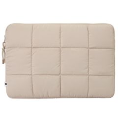 Selencia Pochette ordinateur Puffy 13-14 pouces - Beige