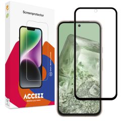 Accezz Protection d'écran en verre trempé Full Cover pour Google Pixel 8a - Transparent