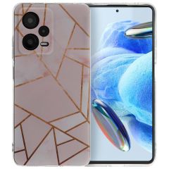 iMoshion Coque Design Xiaomi Redmi Note 12 Pro - Pink Graphic