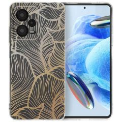 iMoshion Coque Design Xiaomi Redmi Note 12 Pro - Golden Leaves