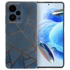 iMoshion Coque Design Xiaomi Redmi Note 12 Pro - Blue Graphic