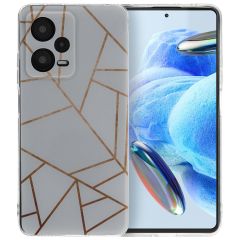 iMoshion Coque Design Xiaomi Redmi Note 12 Pro - White Graphic