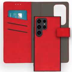 iMoshion Etui de téléphone de type portefeuille de luxe 2-en-1 amovible Samsung Galaxy S24 Ultra - Rouge