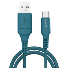 iMoshion Braided USB-C vers câble USB - 2 mètre - Bleu foncé