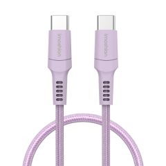 iMoshion Braided USB-C vers câble USB-C - 1 mètre - Lilas