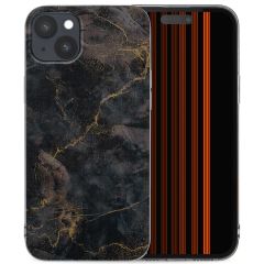 iMoshion Coque Design iPhone 15 Plus - Black Marble