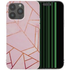 iMoshion Coque Design iPhone 15 Pro Max - Pink Graphic