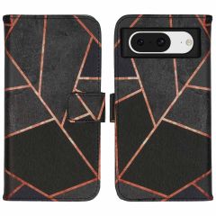 iMoshion Coque silicone design Google Pixel 8 - Black Graphic