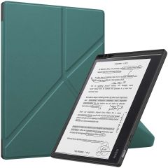 iMoshion Étui de liseuse portefeuille Pliable Kobo Elipsa 2E - Vert Bleu foncé