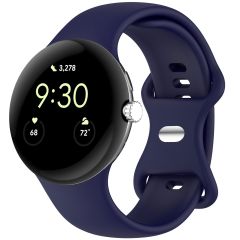 imoshion Bracelet en silicone Google Pixel Watch / Watch 2 - Taille L - Bleu foncé