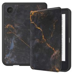 iMoshion Slim Soft Sleepcover Kobo Clara 2E / Tolino Shine 4 - Black Marble