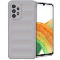 iMoshion Coque arrière EasyGrip Samsung Galaxy A33 - Gris