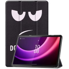 iMoshion Coque tablette Design Trifold Lenovo Tab P11 (2nd gen) - Don't touch