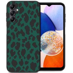 imoshion Coque Design Samsung Galaxy A14 (5G/4G) - Léopard - Vert / Noir