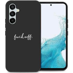 iMoshion Coque Design Samsung Galaxy A54 (5G) - Fuck Off - Noir