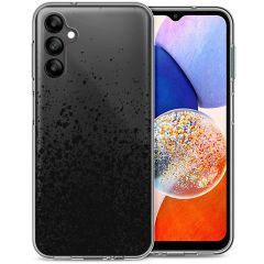 iMoshion Coque Design Samsung Galaxy A14 (5G/4G) - Eclaboussures - Noir