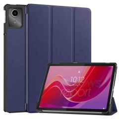 iMoshion Coque tablette rigide Trifold Lenovo Tab M11 - Bleu foncé