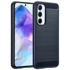 imoshion Coque Brushed Samsung Galaxy A55 - Bleu foncé