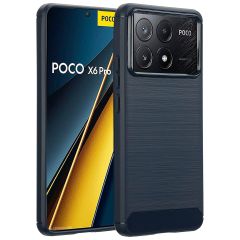 imoshion Coque Brushed Xiaomi Poco X6 Pro - Bleu foncé