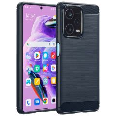 imoshion Coque Brushed Xiaomi Redmi Note 12 Pro Plus - Bleu foncé