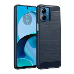 imoshion Coque Brushed Motorola Moto G14 - Bleu foncé