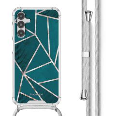 imoshion Coque Design avec cordon Samsung Galaxy A14 (5G/4G) - Petrol Green Graphic