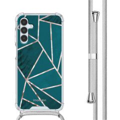 iMoshion Coque Design avec cordon Samsung Galaxy A15 (5G/4G) - Petrol Green Graphic