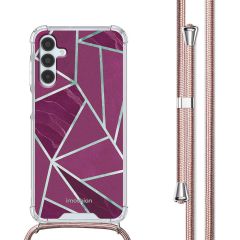 iMoshion Coque Design avec cordon Samsung Galaxy A15 (5G/4G) - Bordeaux Graphic