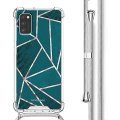 imoshion Coque Design avec cordon Samsung Galaxy A41 - Petrol Green Graphic