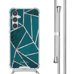 imoshion Coque Design avec cordon Samsung Galaxy A35 - Petrol Green Graphic
