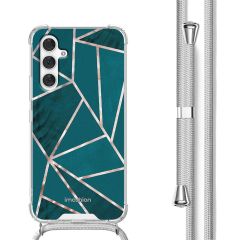iMoshion Coque Design avec cordon Samsung Galaxy A54 (5G) - Petrol Green Graphic