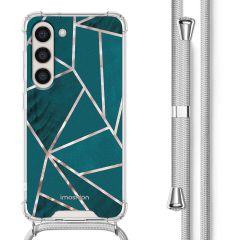 iMoshion Coque Design avec cordon Samsung Galaxy S23 - Petrol Green Graphic