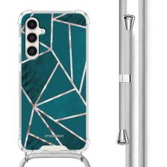 imoshion Coque Design avec cordon Samsung Galaxy S23 FE - Petrol Green Graphic