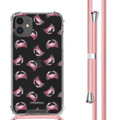 iMoshion Coque Design avec cordon iPhone 11 - Crab Watercolor