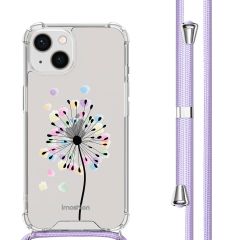 iMoshion Coque Design avec cordon iPhone 13 - Sandstone Dandelion