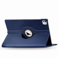 imoshion Coque tablette rotatif à 360° iPad Pro 13 (2024) M4 - Bleu foncé