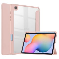 imoshion Coque tablette rigide Trifold Samsung Galaxy Tab S6 Lite (2020/2022/2024) - Rose